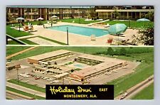 Montgomery AL-Alabama, Holiday Inn, Advertisement, Antique, Vintage Postcard picture