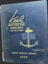 1959 US Navy Recruit Training Yearbook THE KEEL GREAT LAKES IL Company 485 picture