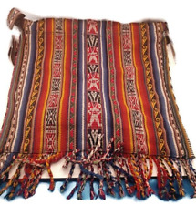 Traditional Chuspa Woven in Multicolored Wool from the Andean Mountains picture