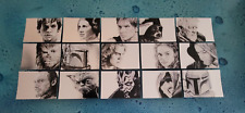 2009 Topps Star Wars Galaxy 4 ... Complete 15 Silver Foil Card Set picture