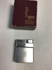 Vintage Collectible Ronson Mini-Rover Cigarette Lighter Hong Kong With Box Old # picture