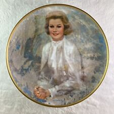 PRINCESS GRACE Plate American Artist Thornton Utz Historic Tribute 10 1/4-Inches picture