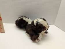 Vintage   Real Fur Animal ,made With Rabit Fur ,skunk.        L182 picture