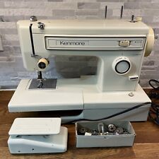 Vintage Sears Kenmore 158.1212180 Metal Sewing Machine. Works picture