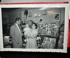 1940’s Photo Album Baby Smoking Lucky Strike Cigarette Scranton Pa Corner Store picture