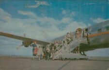 Postcard DC-6 Blue Ribbon Air Coach American Airlines picture