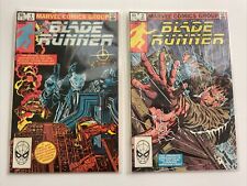 Lot Of Blade Runner Comic Books Number 1, 2, Marvel Very Good picture