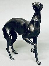 Fabulous Vintage Large Size of Whippet Italian Greyhound Bronze Figurine picture