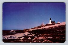 Pemaquid Point ME-Maine, The Light House at the Point, Antique Vintage Postcard picture