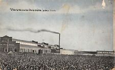 Shenandoah IA~Iowa Wagon Works Factory~1908 CU Williams Photoette~Postcard picture