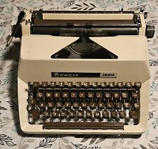 Vintage 1970s Facit 1620 Portable Typewriter Made In Sweden With Manual picture