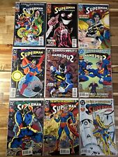 Superman Comics Lot 9 No. 83-91  VF/NM Bagged/Boarded Vintage Comicbooks 1993-94 picture
