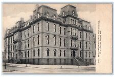 c1910's Philadelphia PA, Girl's High School Building Street View Postcard picture