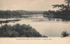 c1905 Connecticut River South From Trolley Bridge Greenfield MA P527 picture