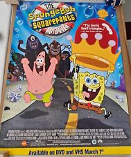 Sponge Bob and Patrick star in Spongebob Squarepants the movie DVD  poster picture