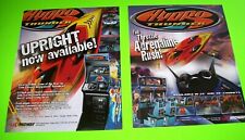 Hydro Thunder Arcade Flyers 1995 Set Of 2 Original Video Game Artwork 8.5