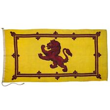 Vintage Wool Lion Rampant Scottish Royal Banner Scotland Flag Cloth Nautical picture