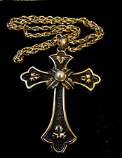 Limited Edition Sarah Coventry Cross Pendant (1975) Collectable Jewelry Crucifix picture