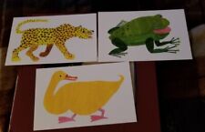 Eric Carle Lot Of 3 From Brown Bear What Do You See? 1992 Unposted  picture