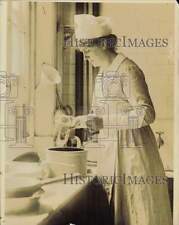 1917 Press Photo Mrs. James Laidlaw of New York Suffrage Party works in kitchen picture