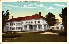 Historic Morrison Hospital Streetview Whitefield New Hampshire WB Postcard picture