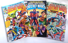MARVEL SUPER HEROES SECRET WARS NEWSSTAND LOT 1 2 3 Blue Galactus Error Variant picture