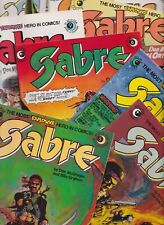 CLEARANCE BIN: SABRE #1-12 VF ECLIPSE comics sold SEPARATELY 1121 picture