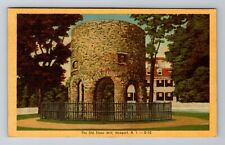 Newport, RI-Rhode Island, Old Stone Mill Antique, Vintage Souvenir Postcard picture