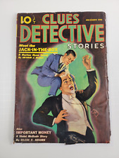 Clues Detective Stories Pulp Magazine December 1936 