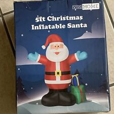 5 Ft Christmas Inflatable Santa By Vivo Home NIB picture