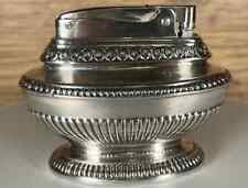 Vintage Ronson Queen Anne Silver Plate Wick Lighter - 1936-1960 Made in Newark N picture