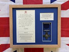 NHS gift  George Cross Beech Frame picture