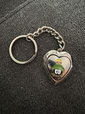 Marvin The Martian Locket Keychain Vintage Rare picture