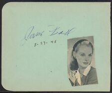 Jane Ball d2005 signed autograph 4x6 Album Page Actress The Keys of the Kingdom picture