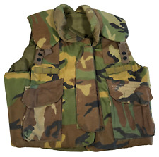 USGI US Army PASGT Protective Vest Flak Jacket Woodland Size Medium picture