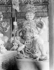 Gate God & umbrella China Pu ning si 1924 OLD PHOTO picture