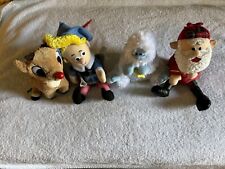 Rudolph the Red Nose Reindeer Gemmy Sing Dance Santa Abominable snowman Hermey picture