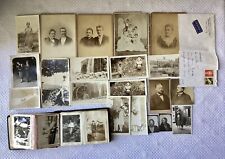 Collection of 67 Antique & Vtg Family Portrait Photos & Album, USA picture
