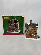 2018 Lemax Pete's Fishing Cabin Lighted Christmas Village House #85321 picture