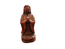 Small Chinese Buddha Reddish Figurine Figure 2.25