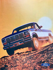 Vintage 1986 Ford Pickup Truck Original Color Ad A444 picture