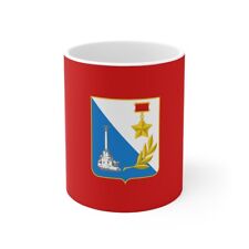 Flag of Sevastopol Ukraine - White Coffee Cup 11oz picture