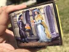 Antique Late 18th Century 1700s Bilson Hand Painted Enamel over Copper Snuff Box picture