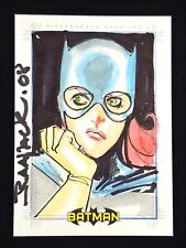Batgirl 2007 Batman Archives Rittenhouse Sketch Card 1/1 Jheremy Raapack picture