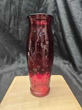 Vintage Red Glass 6 1/2
