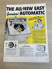 Spiralator Washing Machine Automatic Vintage 1953 Print Ad Life Magazine picture