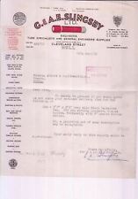 G. & A.E. SLINGSBY, LTD. Engineers Supplys Hull 1952 Logos Headed Letter Rf47866 picture