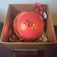 Waterford Holiday Heirlooms Limited Edition 2003 Annual Ball Ornament picture