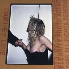 1995 Courtney Love at Lifebeat Party Photo Transparency Slide Nirvana Cobain picture