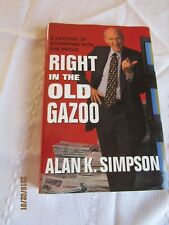 Alan K. Simpson   Right in the old Kazoo signed letter+ first edition book   B picture